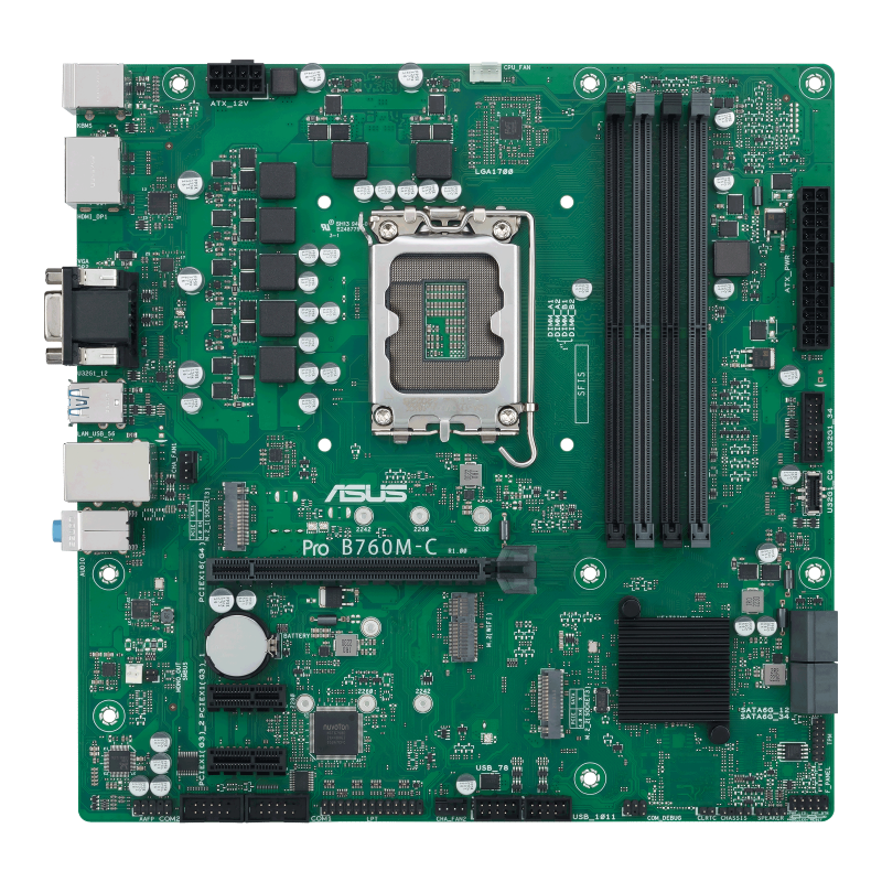 مادربرد ایسوس مدل Pro B760M-C-CSM