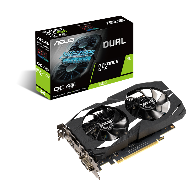 کارت گرافیک ایسوس مدل DUAL-GTX1650-O4G با حافظه 4 گیگابایت