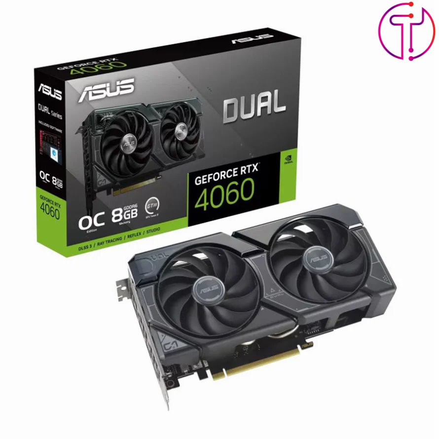 کارت گرافیک ایسوس Dual GeForce RTX 4060 OC Edition 8GB GDDR6