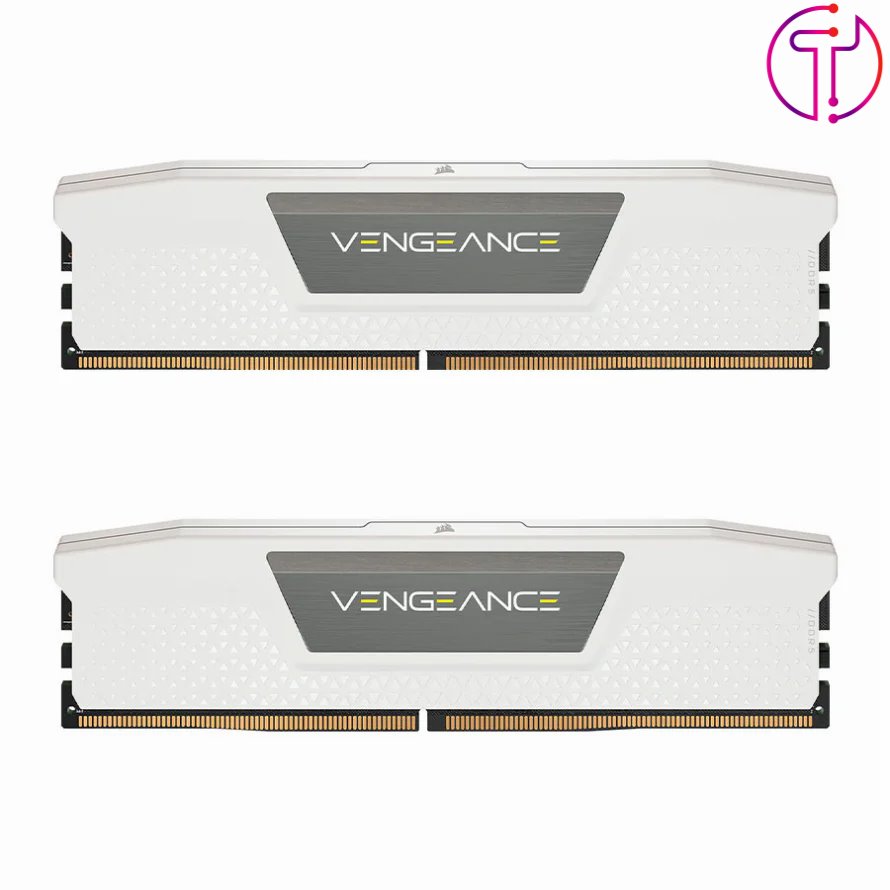 رم کورسیر Vengeance 32GB 16GBx2 5600MHz CL40 DDR5 White XMP