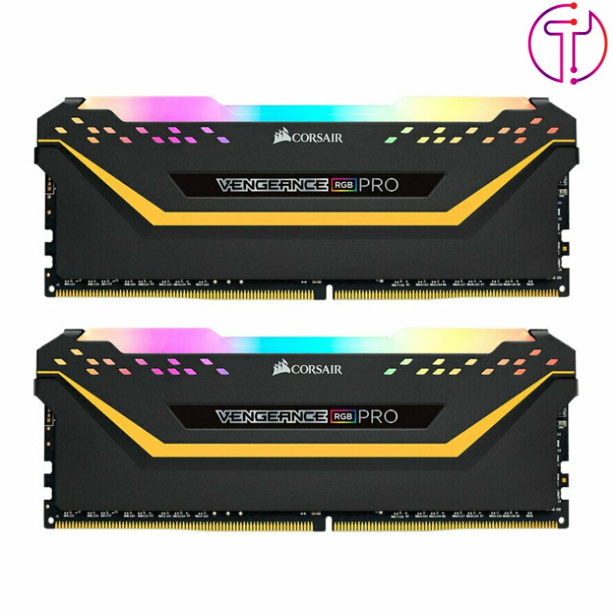 رم کورسیر VENGEANCE RGB PRO TUF 32GB 16GBx2 3200MHz CL16