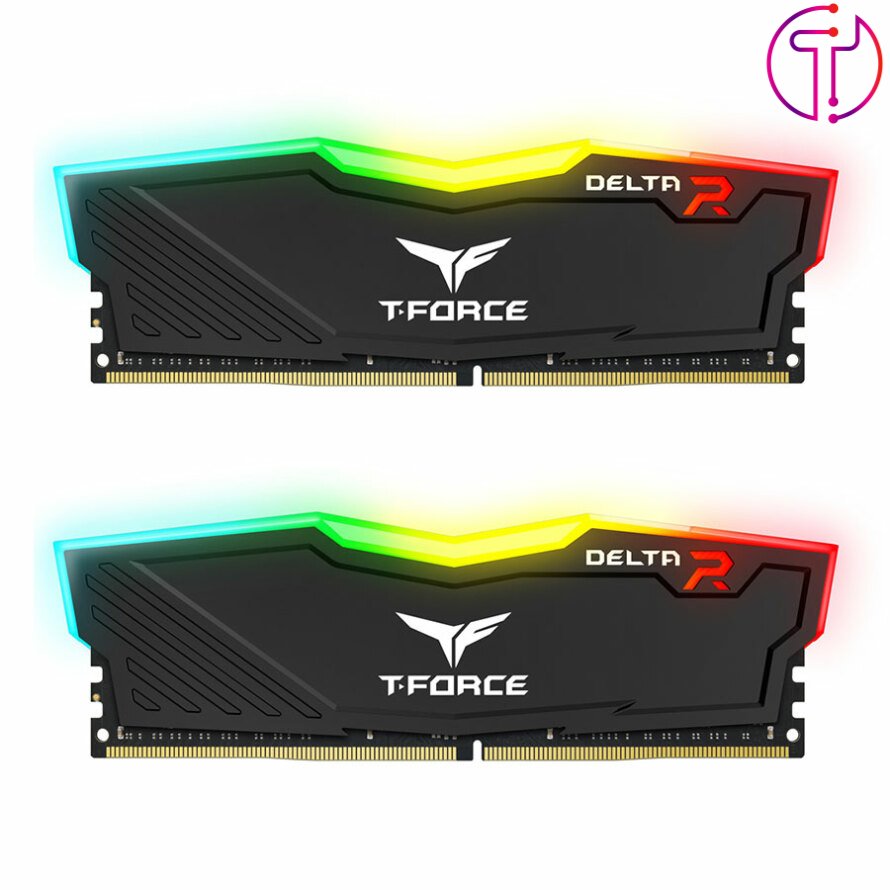 رم تیم گروپ DELTA RGB 32GB 16GBX2 3200Mhz CL16