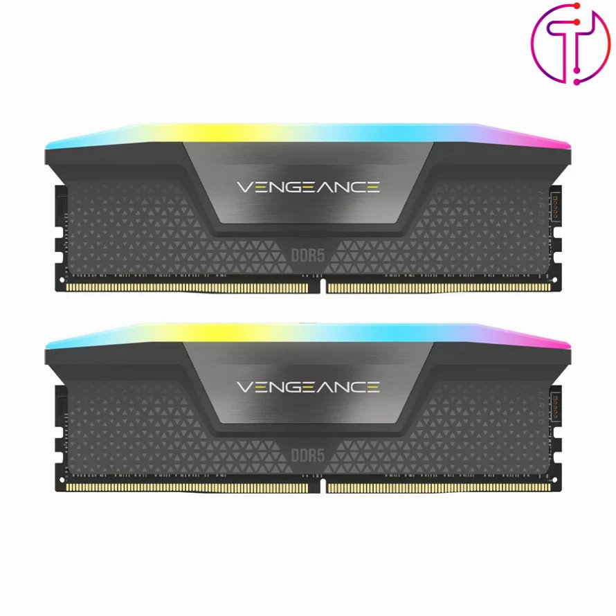 رم کورسیر VENGEANCE RGB 64GB 32GBx2 5600MHz CL40 DDR5 AMD EXPO