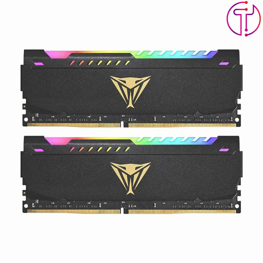 رم پاتریوت Viper STEEL RGB 16GB 2x8GB 3200MHz CL16