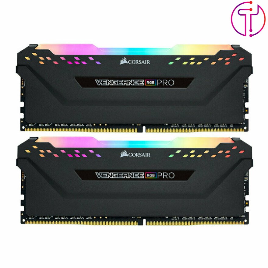 رم کورسیر VENGEANCE RGB PRO 32GB 16GBx2 3600MHz CL18