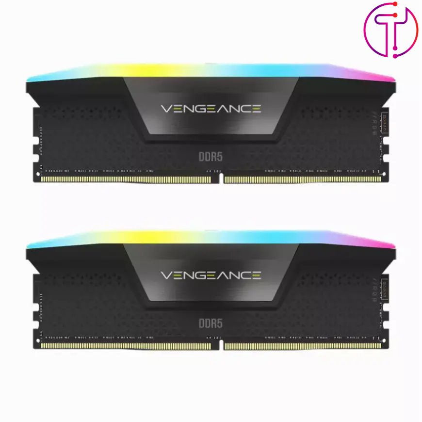 رم کورسیر VENGEANCE RGB 32GB 16GBx2 6800MHz CL40 DDR5