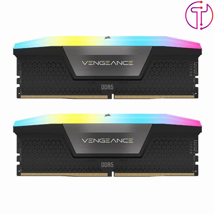 رم کورسیر Vengeance RGB 64GB 32GBx2 5600MHz CL40 DDR5