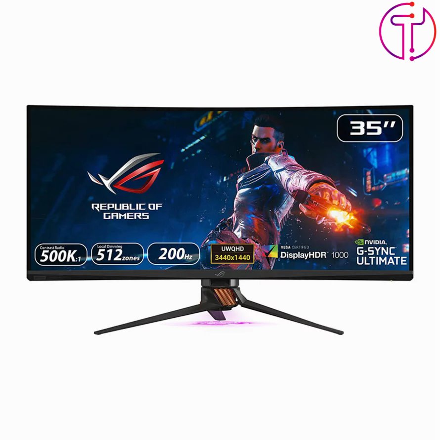 مانیتور گیمینگ 35 اینچ خمیده ایسوس ROG SWIFT PG35VQ