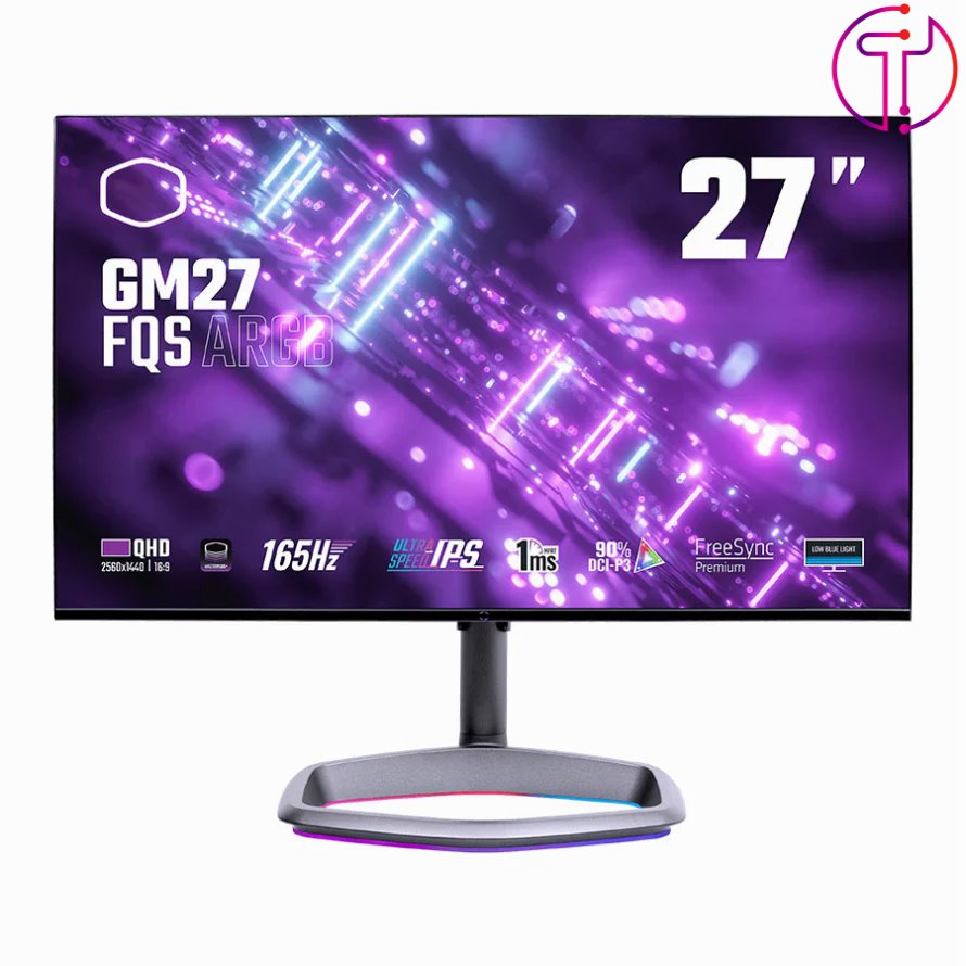 مانیتور گیمینگ 27 اینچ کولر مستر GM27-FQS ARGB