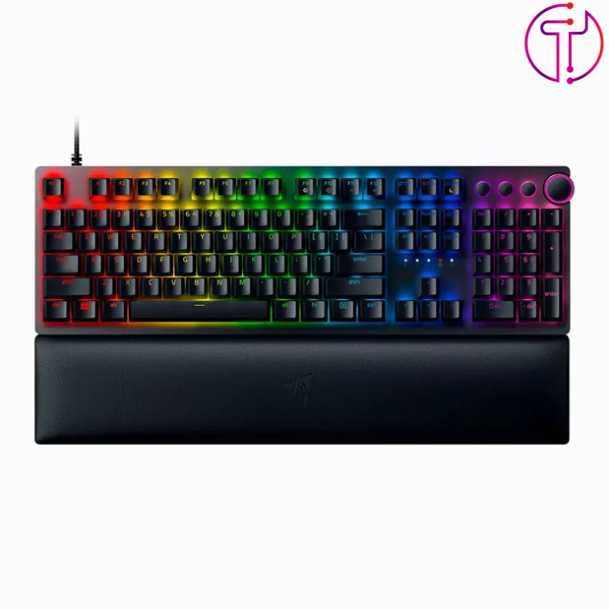 کیبورد اپتیکال گیمینگ ریزر Huntsman V2 Purple Switch