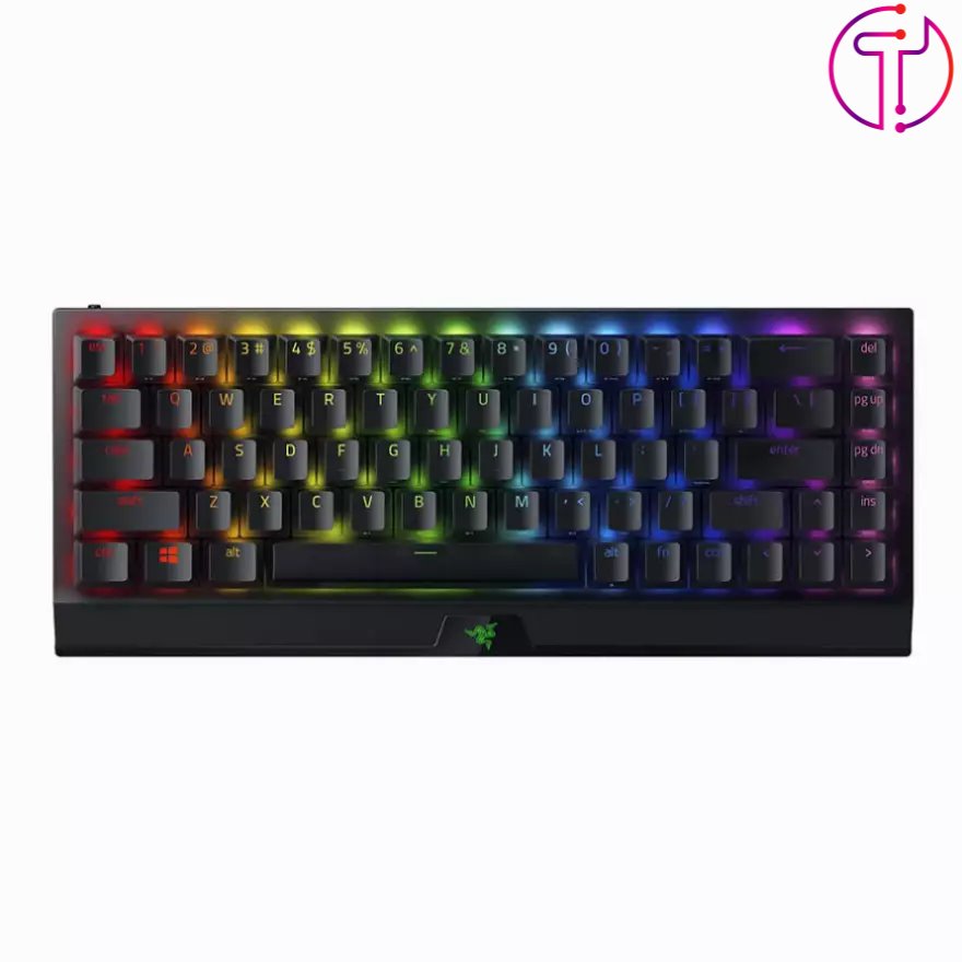 کیبورد بی سیم مکانیکال گیمینگ ریزر BlackWidow V3 Mini HyperSpeed Yellow Switch