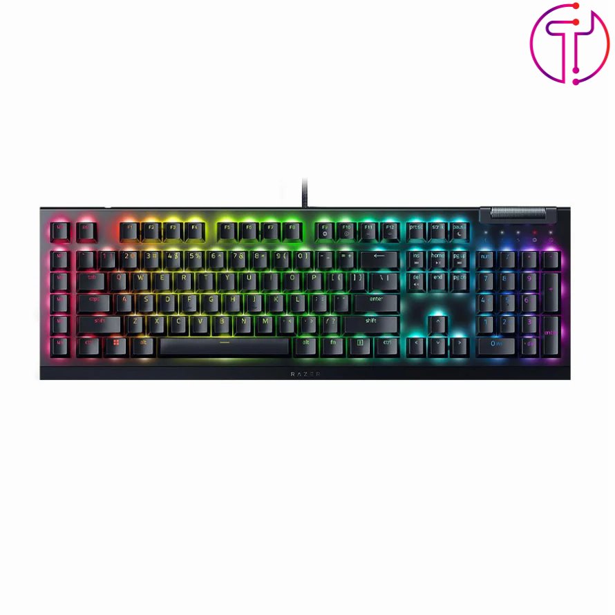 کیبورد مکانیکال گیمینگ ریزر BlackWidow V4 X Green Switch