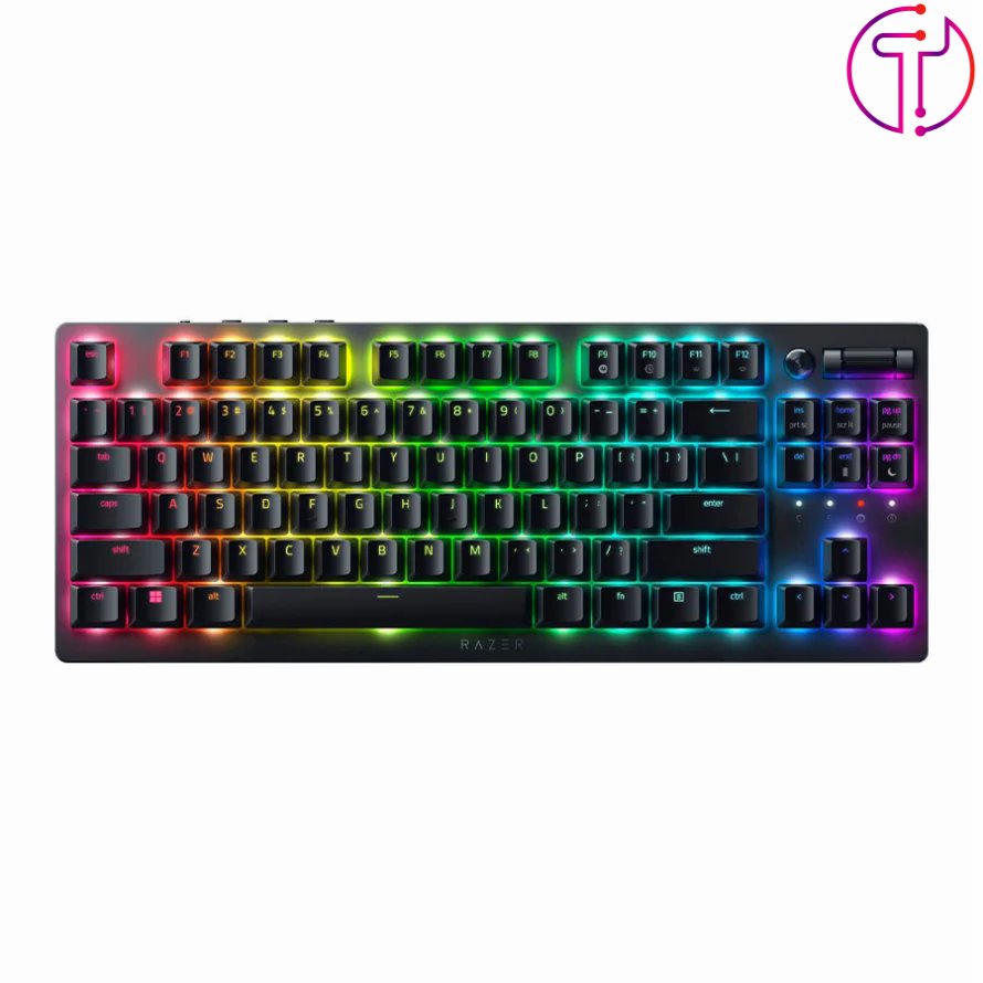 کیبورد بی سیم گیمینگ ریزر DeathStalker V2 Pro TKL Linear Switch