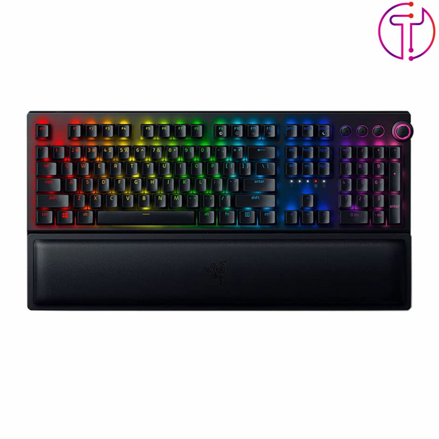 کیبورد بی سیم مکانیکال گیمینگ ریزر BlackWidow V3 Pro Yellow Switch