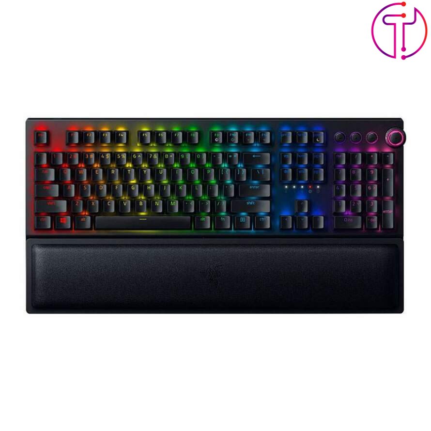 کیبورد بی سیم مکانیکال گیمینگ ریزر BlackWidow V3 Pro Green Switch