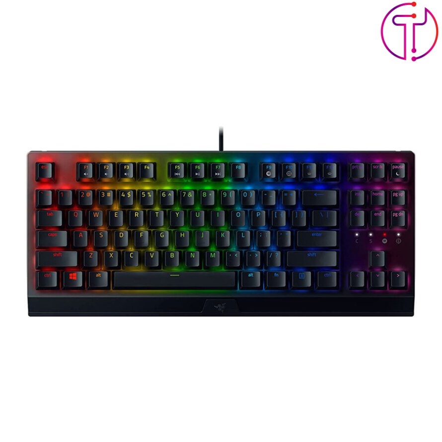 کیبورد مکانیکال گیمینگ ریزر BlackWidow V3 TKL Yellow Switch