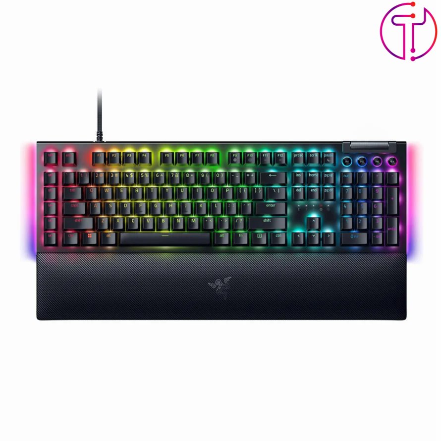 کیبورد گیمینگ مکانیکال ریزر BlackWidow V4 Yellow Switch