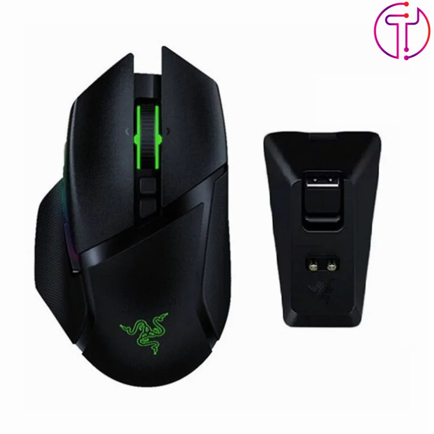 موس بی سیم گیمینگ همراه با داک شارژ ریزر Basilisk Ultimate