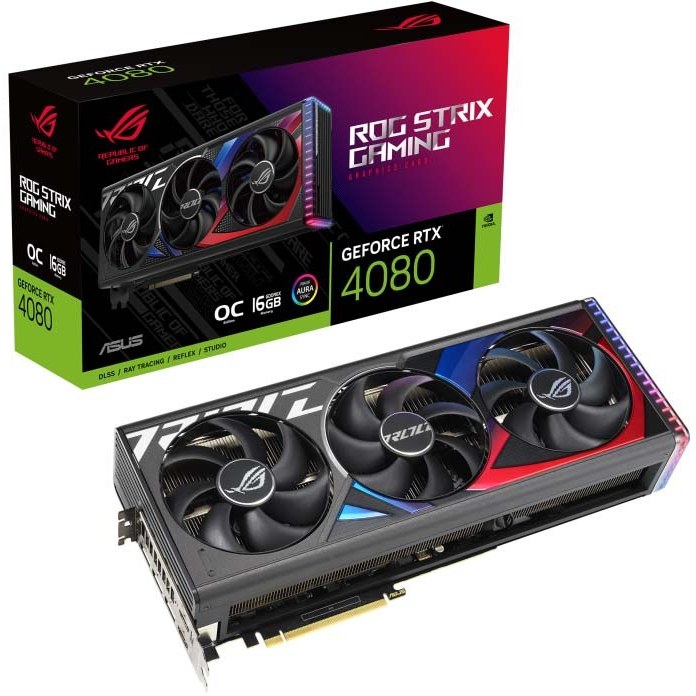 کارت گرافیک ایسوس ROG Strix GeForce RTX™ 4080 OC Edition حافظه 16 گیگابایت 
